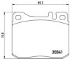 MERCE 1420752005 Brake Pad Set, disc brake